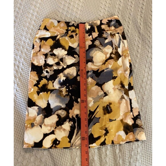 Cato Skirt Size  8 Fitted Zipper Back Belt Loops Kick Pleat Pockets Work Wear - Picture 9 of 10